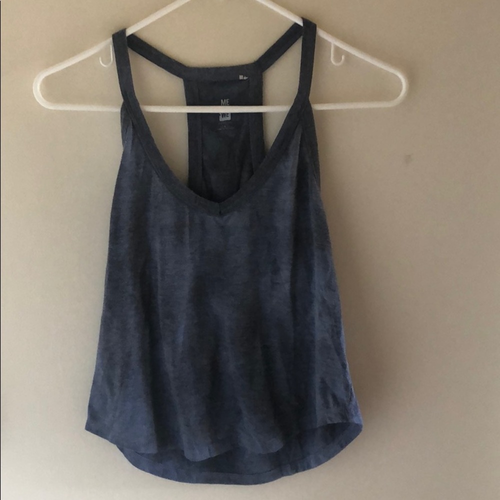 ME to WE blue tank top